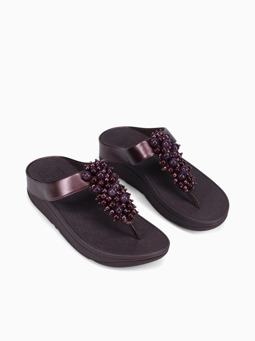 Fino Baublebead Plum Metallic Wine / 5 / M