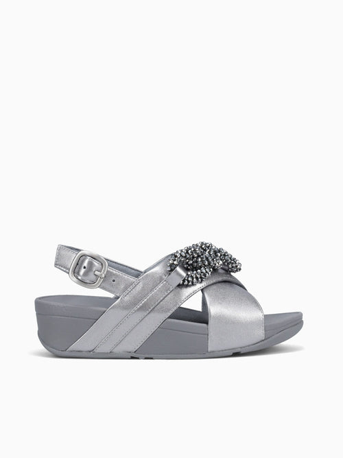 Lulu Beadedchain Silver Leather Silver / 5 / M