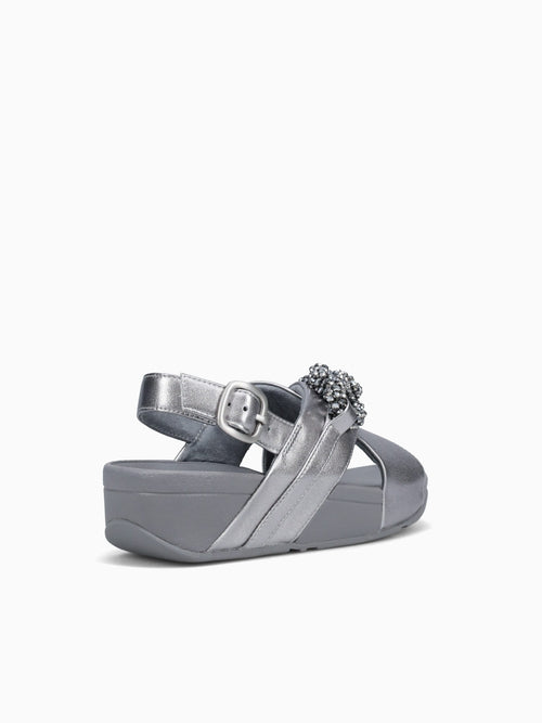 Lulu Beadedchain Silver Leather Silver / 5 / M