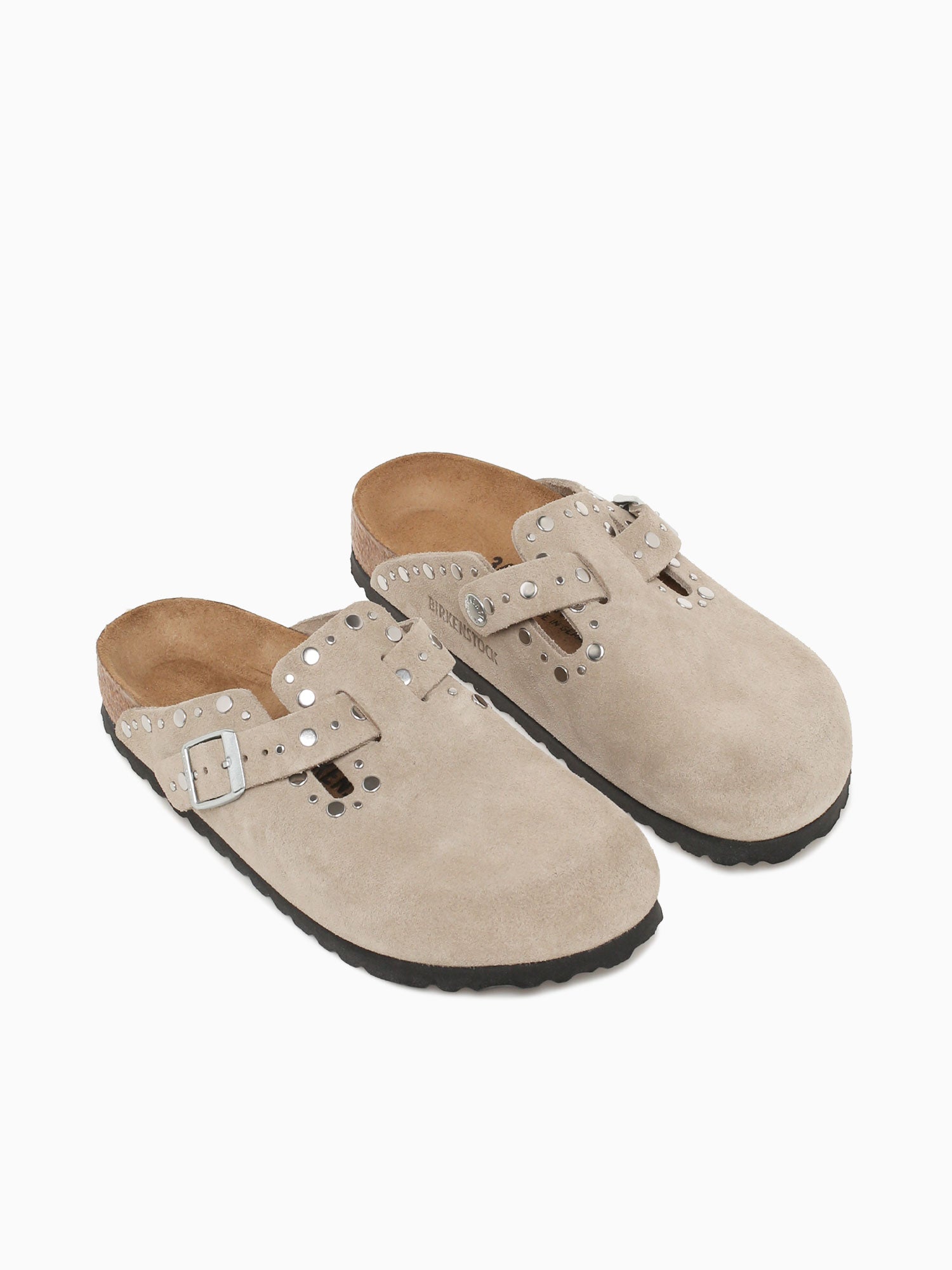 Boston Rivet Taupe Suede Taupe / 36 / M