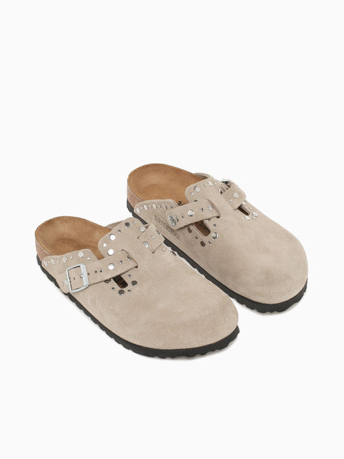 Boston Rivet Taupe Suede Taupe / 36 / M