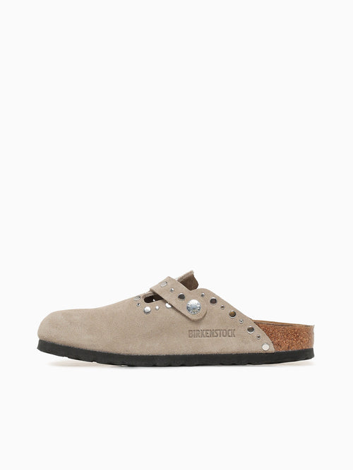 Boston Rivet Taupe Suede Taupe / 36 / M