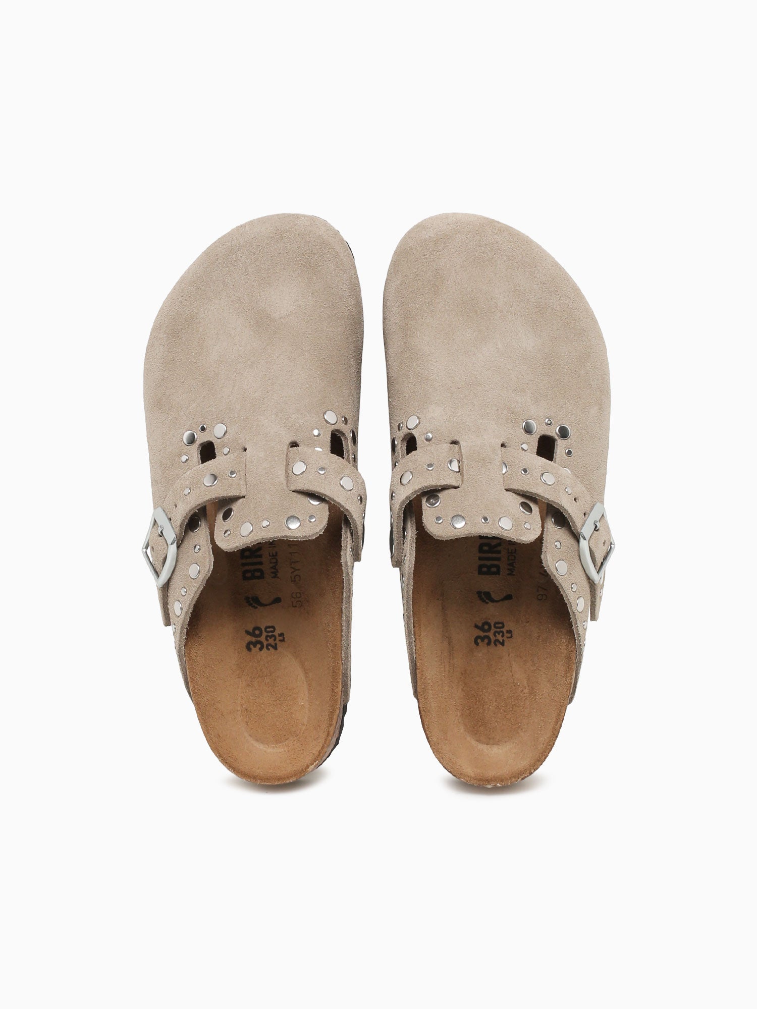 Boston Rivet Taupe Suede Taupe / 36 / M