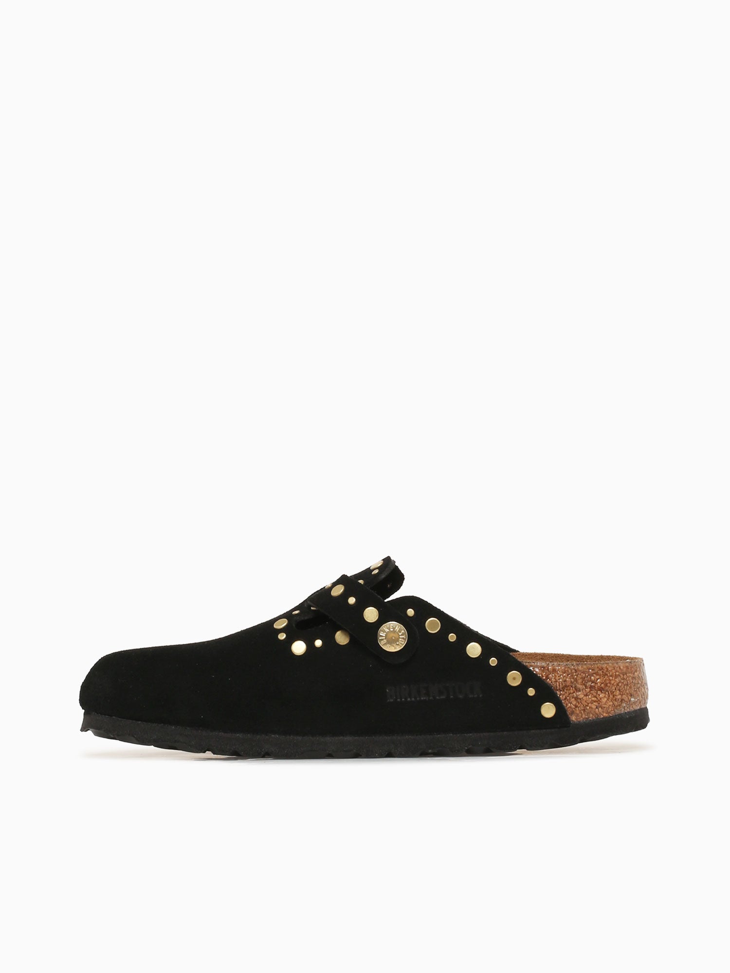 Boston Rivet Black Suede Black / 5 / M