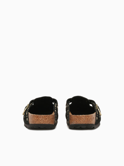 Boston Rivet Black Suede Black / 5 / M