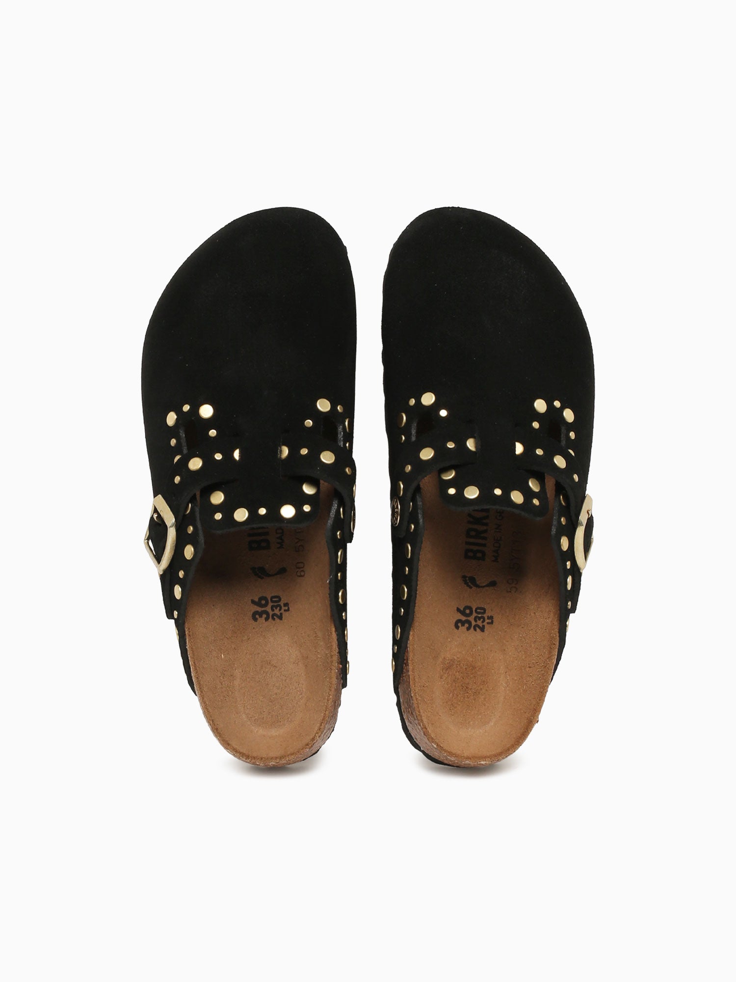 Boston Rivet Black Suede Black / 5 / M