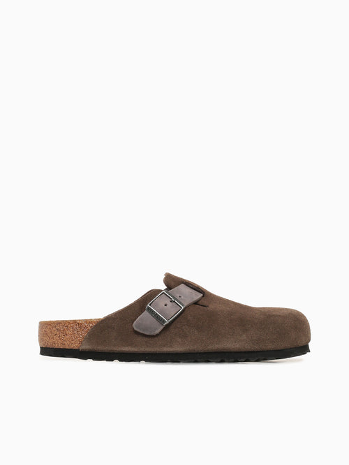 Boston Gray Suede Oiled Grey / 41 / M