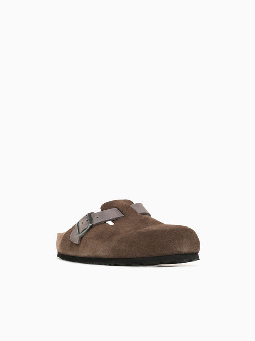 Boston Gray Suede Oiled Grey / 41 / M