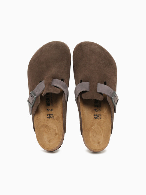 Boston Gray Suede Oiled Grey / 41 / M
