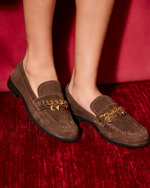 Waylen Dk Brown Suede