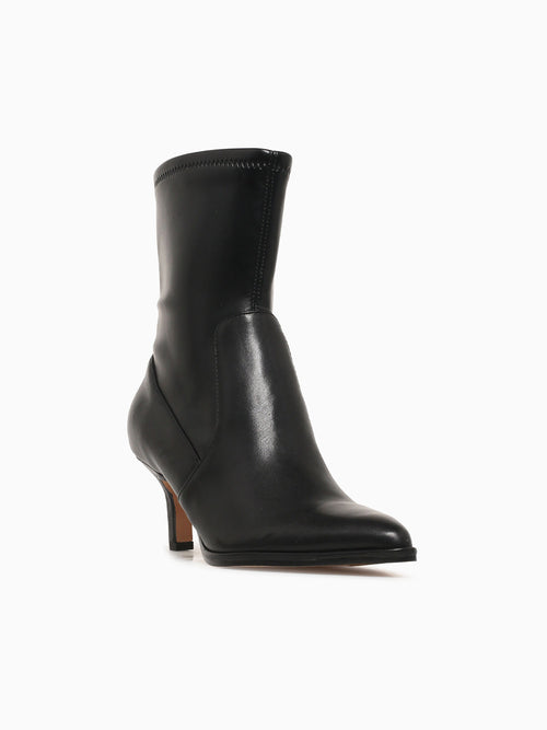 Amara Black Leather Black / 6 / M