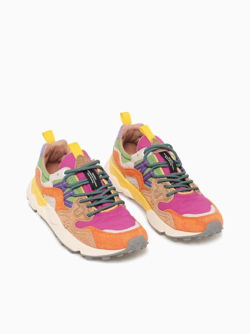 Yamano 3 Woman Orange Fuchsia suede Nylo Orange / 36 / M