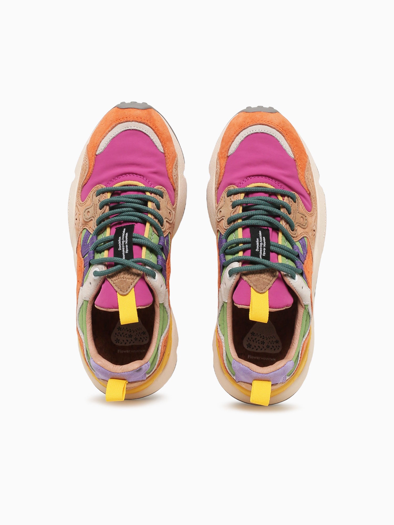 Yamano 3 Woman Orange Fuchsia suede Nylo Orange / 36 / M