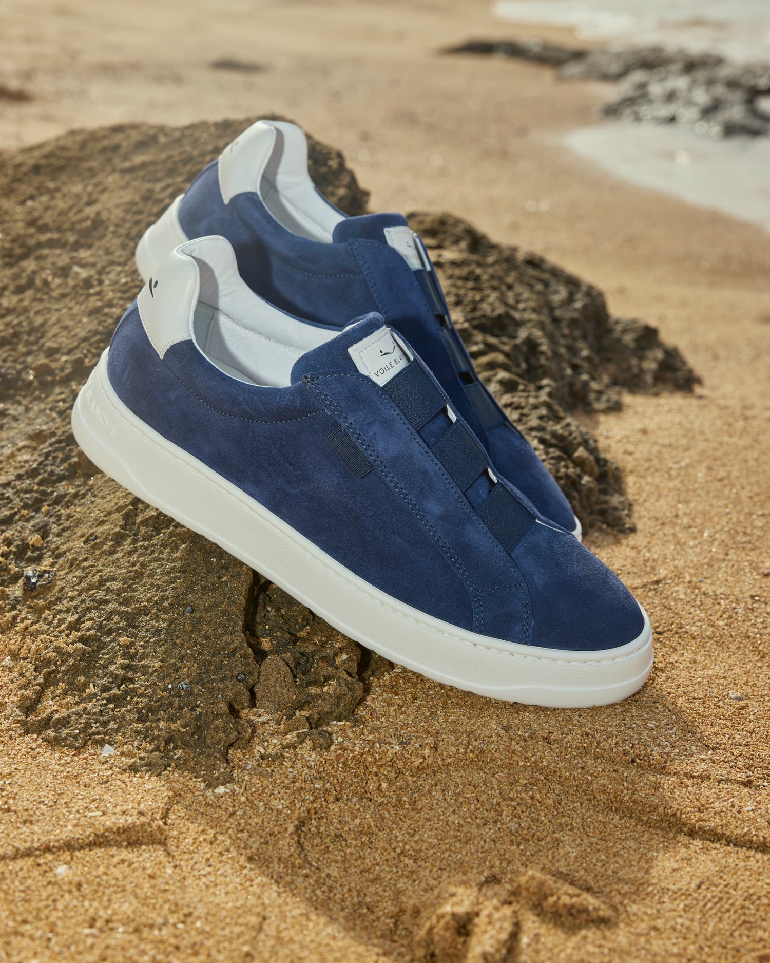 Layton Blue Suede