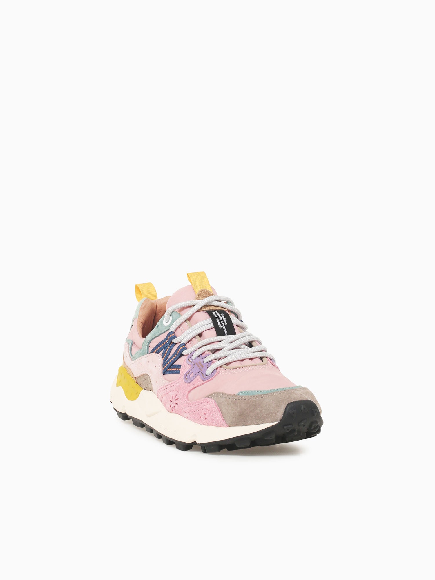 Yamano 3 Woman Grey Pink suede Nylon Grey Multi / 36 / M