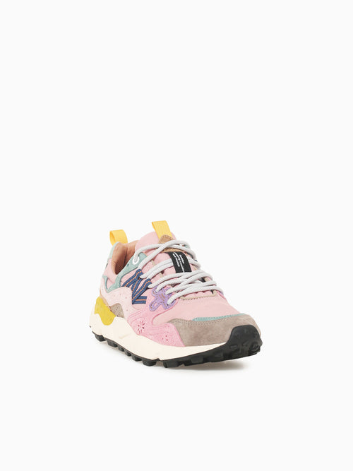 Yamano 3 Woman Grey Pink suede Nylon Grey Multi / 36 / M