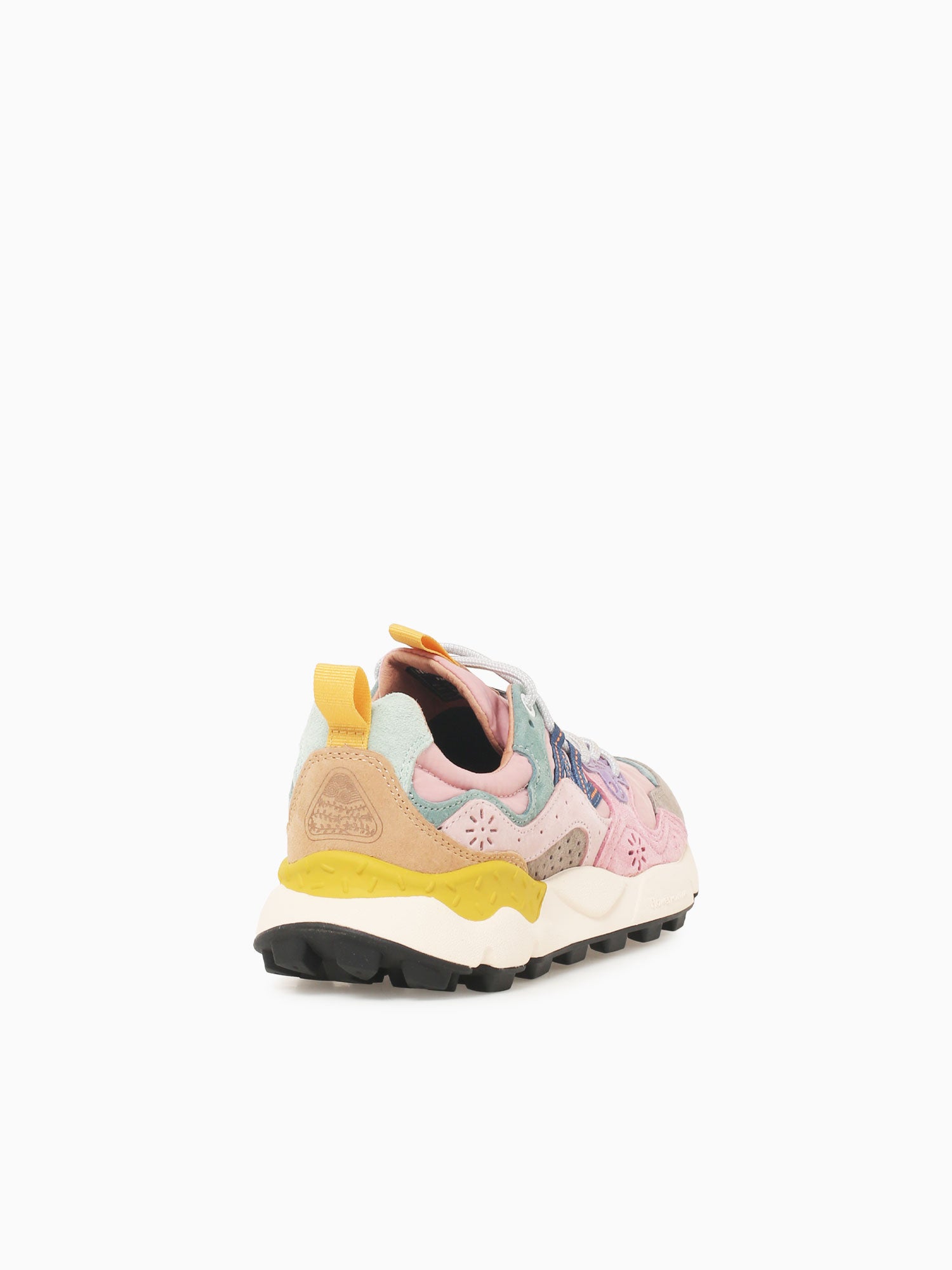 Yamano 3 Woman Grey Pink suede Nylon Grey Multi / 36 / M