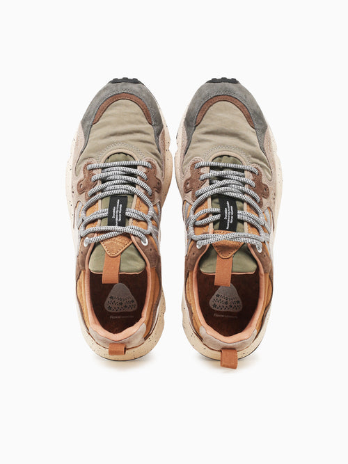 Yamano 3 Man Grey Brown suede Nylon Grey Multi / 41 / M