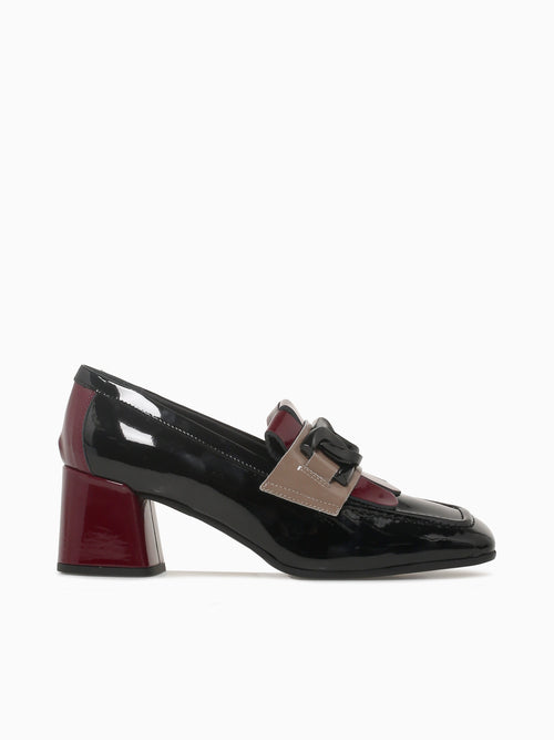 9306 Nero Bordo Taupe vernice Black / 36 / M