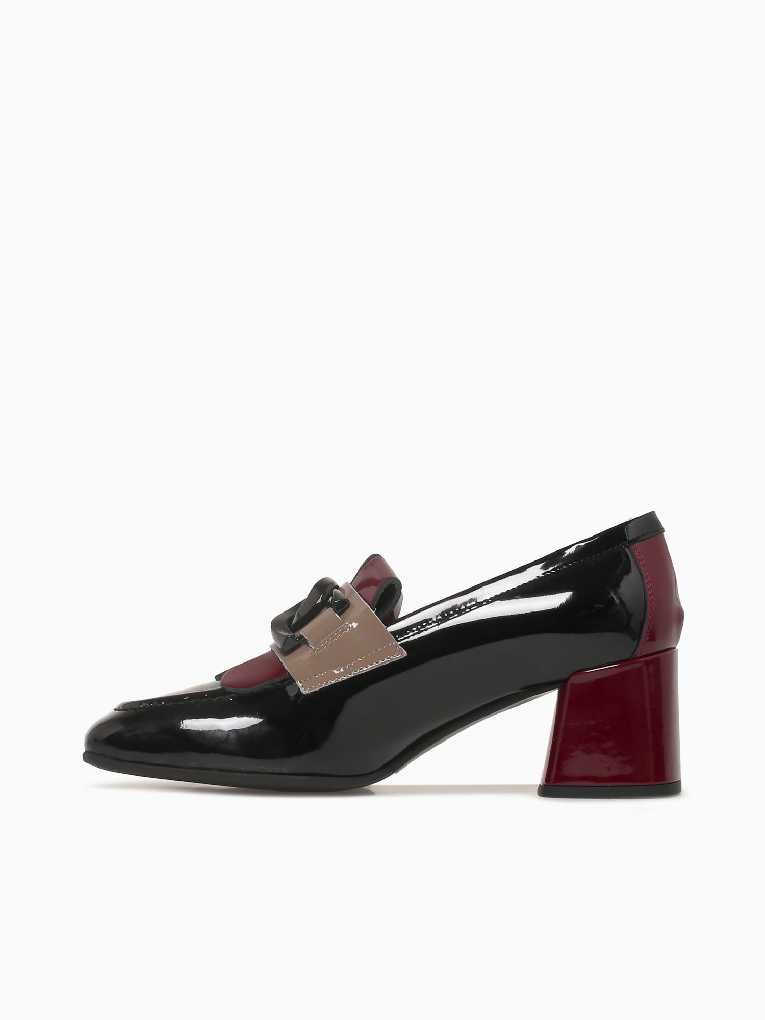 9306 Nero Bordo Taupe vernice Black / 36 / M