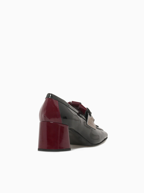9306 Nero Bordo Taupe vernice Black / 36 / M
