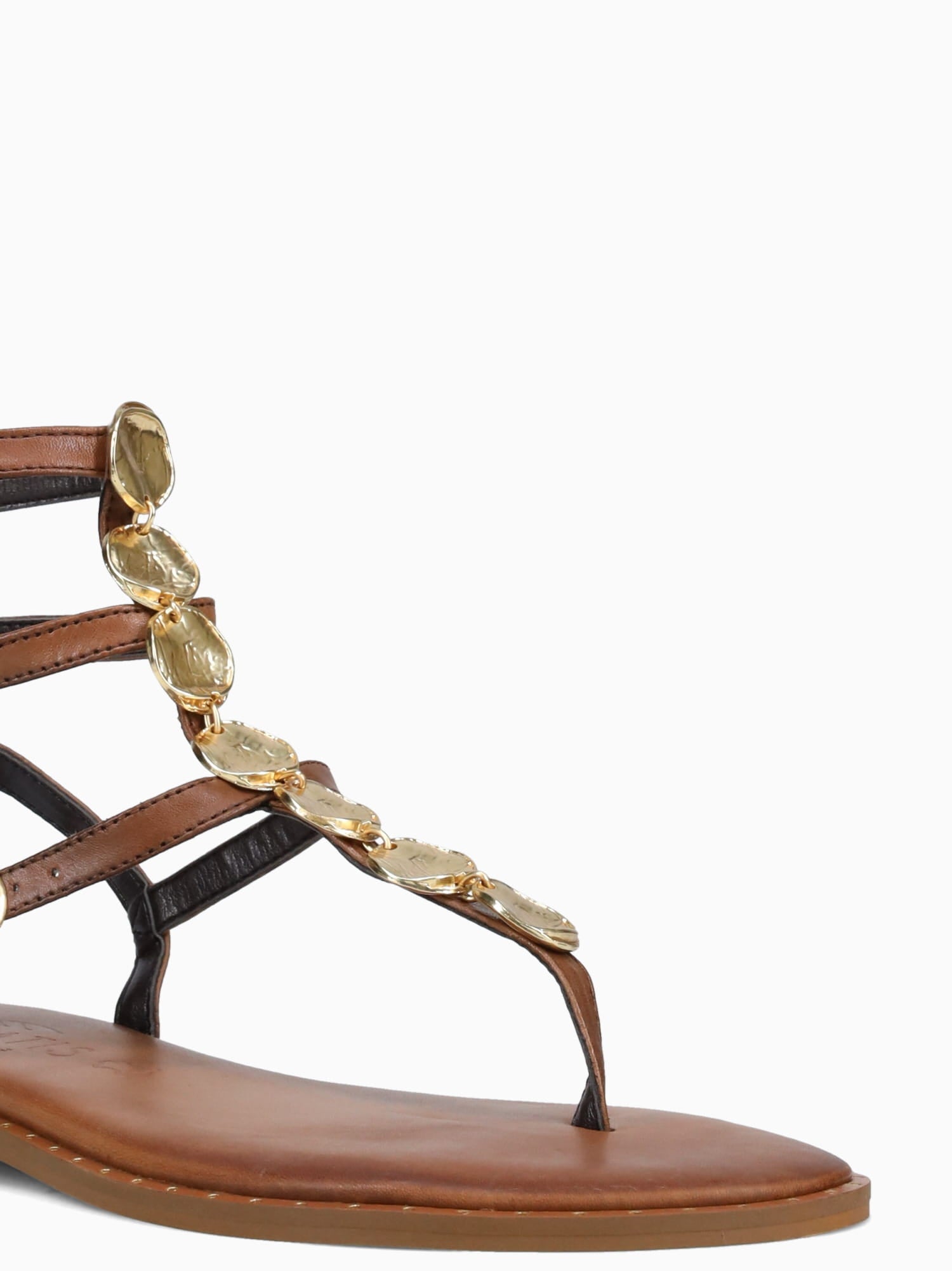 621007 Browngold Leather Brown / 36 / M