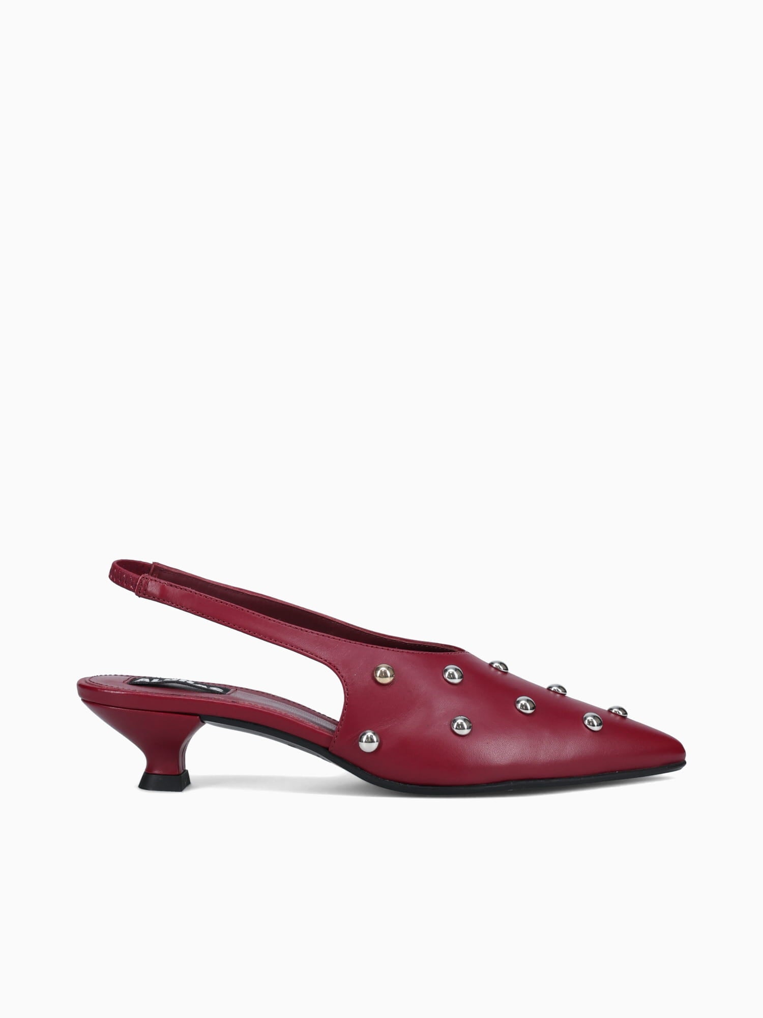 Eros Studs Burgundy Leather Wine / 36 / M