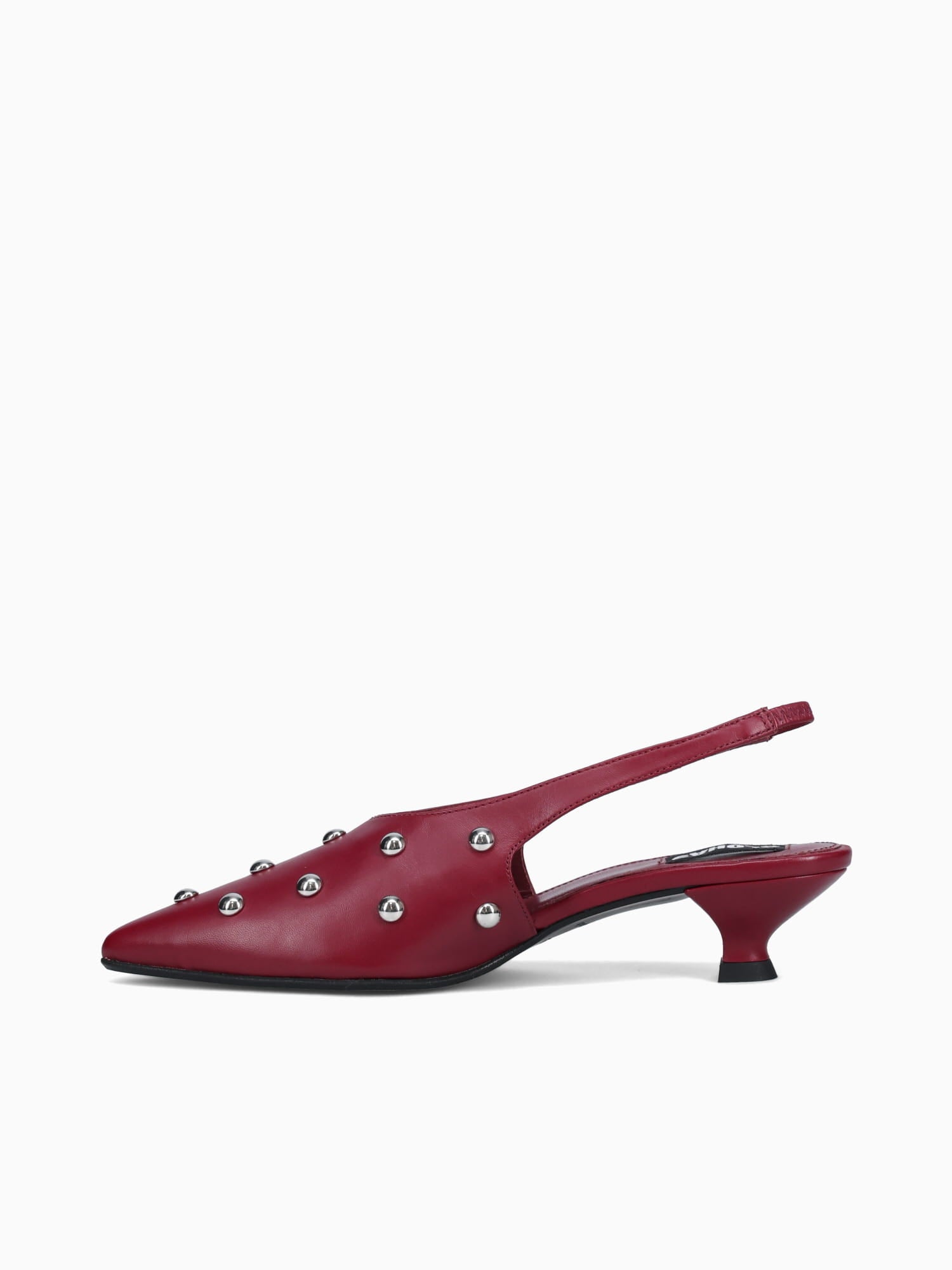 Eros Studs Burgundy Leather Wine / 36 / M