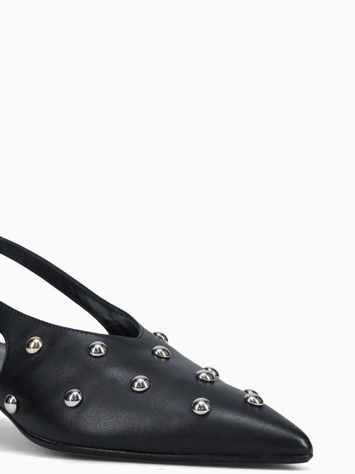 Eros Studs Black Leather Black / 36 / M