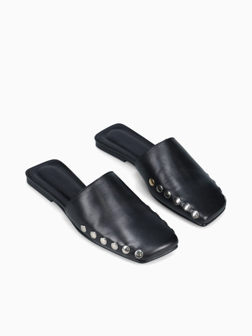 Kelly Black Leather Black / 36 / M