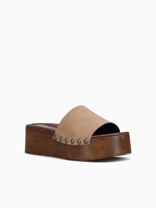 1164 Taupe Suede Taupe / 36 / M