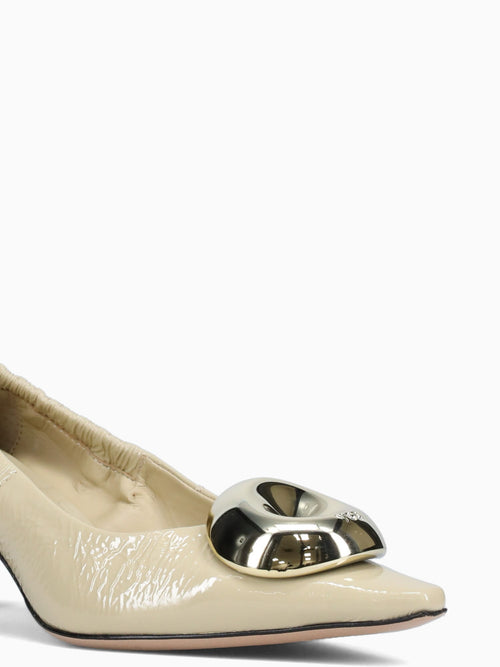 Xiana Chantilly Patent Leather Natural / 5 / M