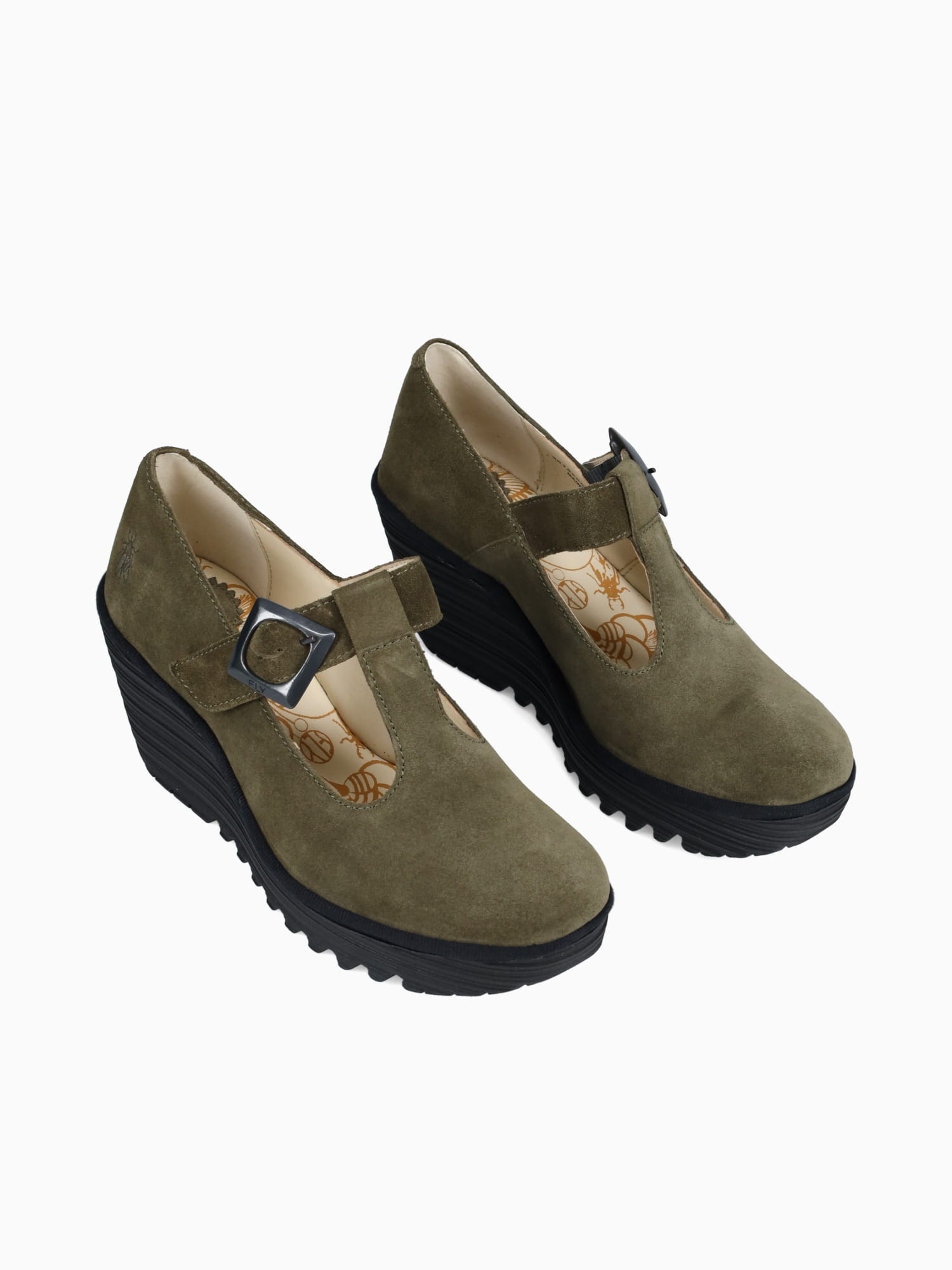 Yald598fly Aspen Green Suede Dark Green / 36 / M