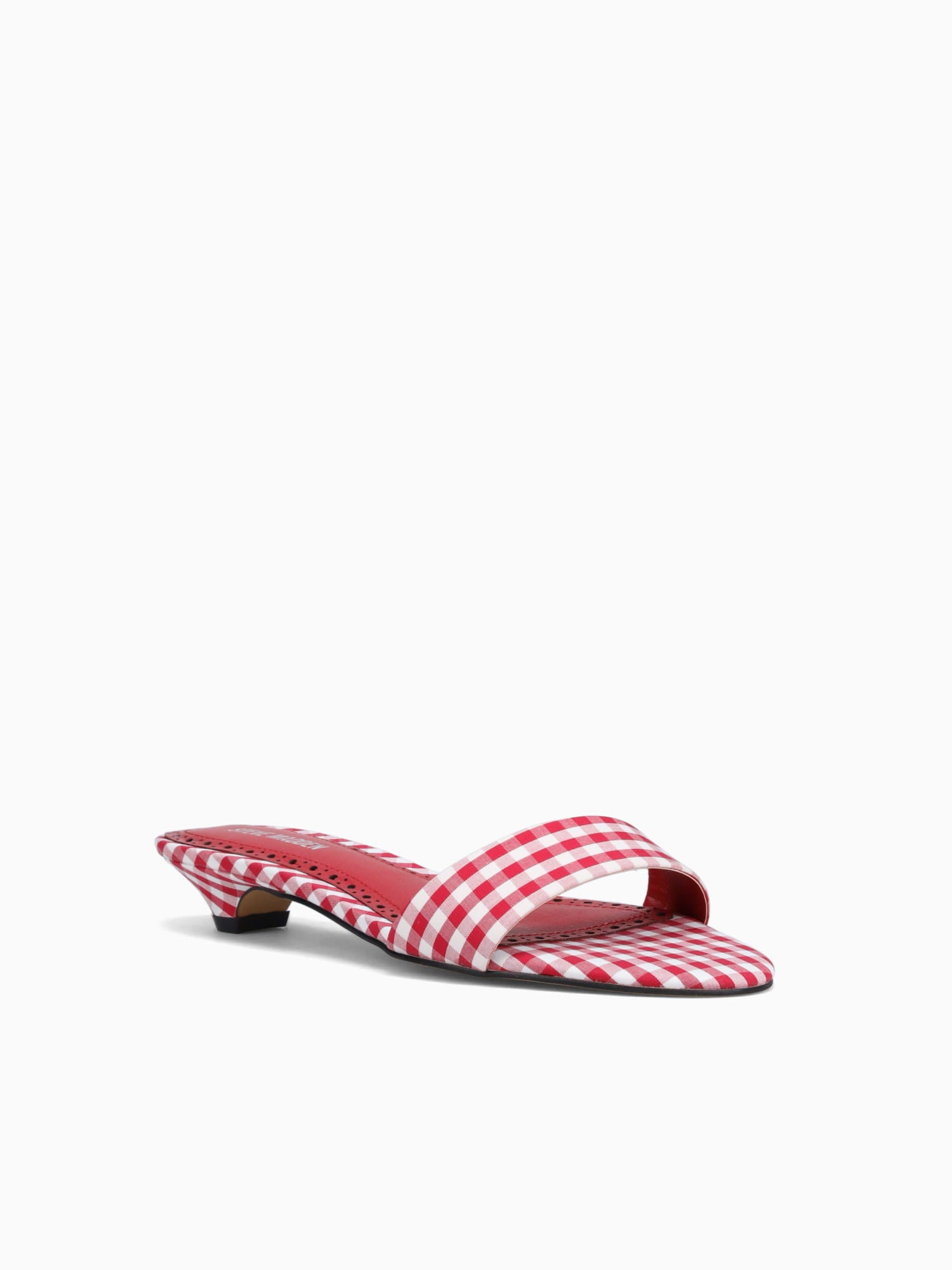 Berry Red Ginghan Fabric Red / 5 / M