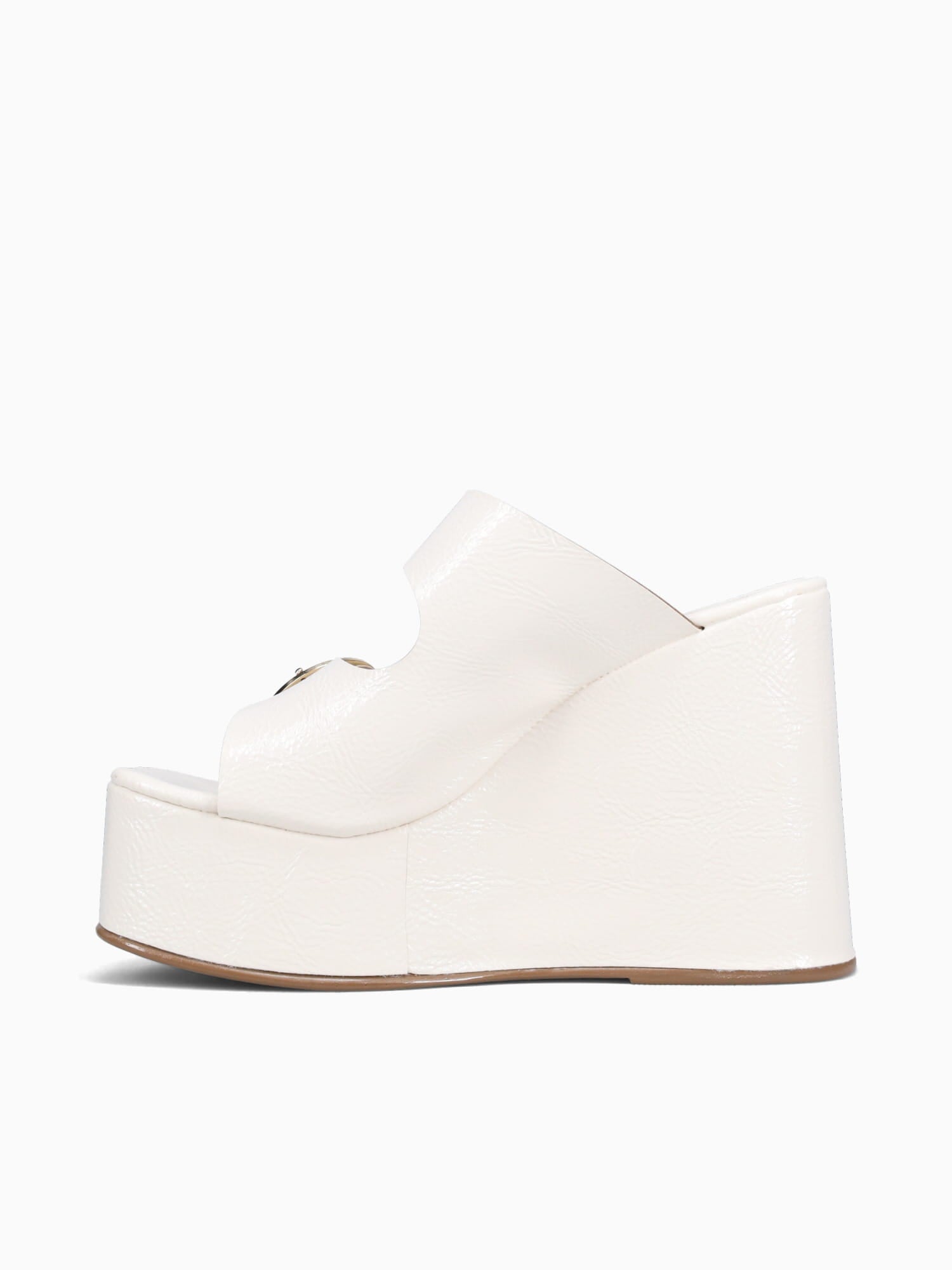 Sophia Off White Verniz Molhado Off White / 5 / M