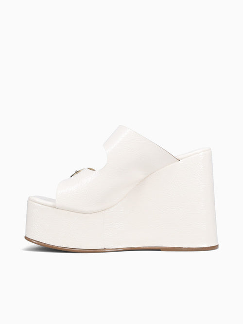 Sophia Off White Verniz Molhado Off White / 5 / M