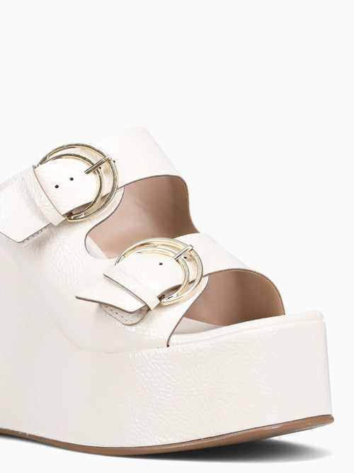 Sophia Off White Verniz Molhado Off White / 5 / M