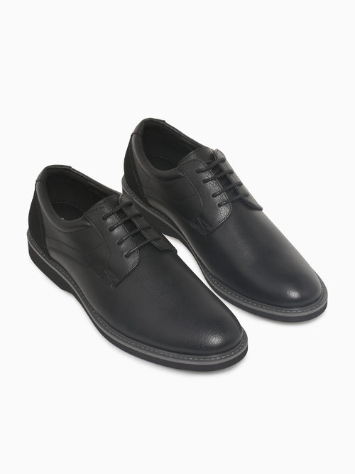 Leo Black Eco Leather Black / 7 / M
