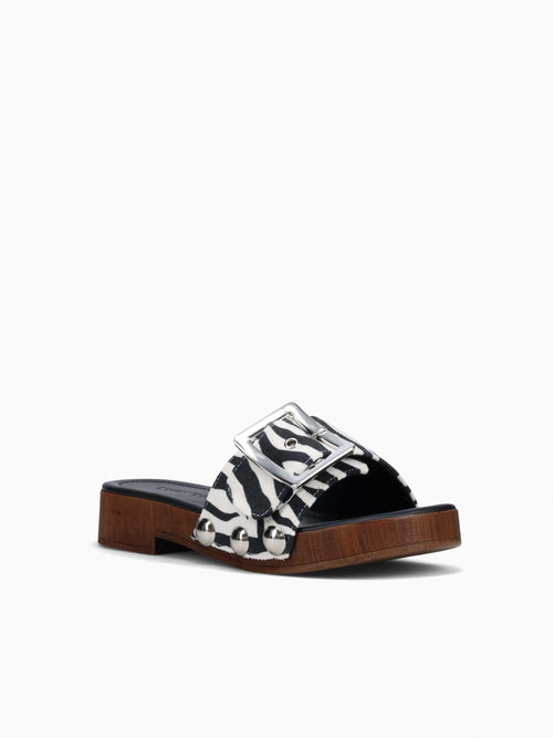 Finders Zebra Print Pelo Black White / 5 / M