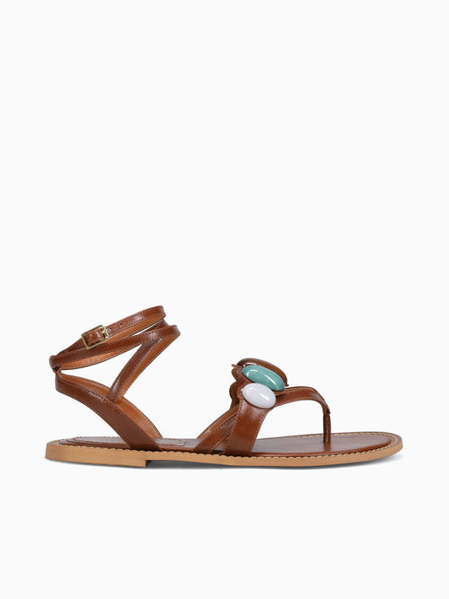 Aolani Capuccino Bulgari Leather Brown / 5 / M