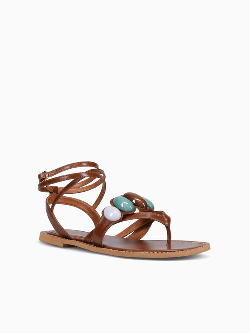 Aolani Capuccino Bulgari Leather Brown / 5 / M