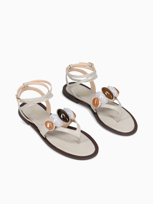 Aolani Osso Bulgari Leather Off White / 5 / M