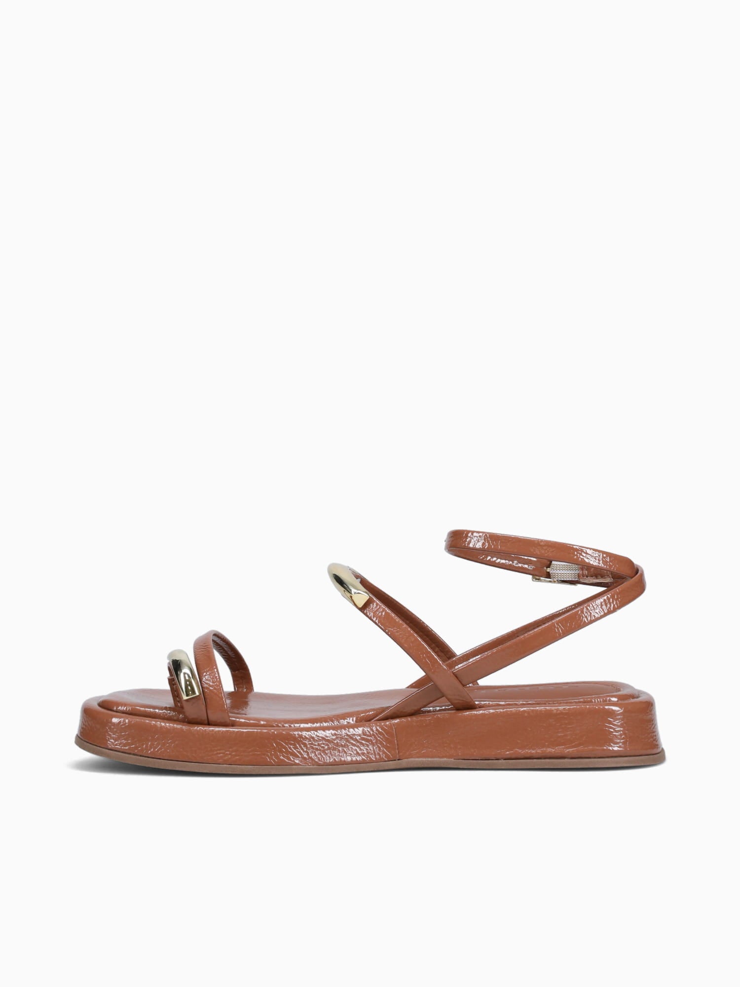 Frenchies Caramelo Verniz Molhado Tan / 5 / M