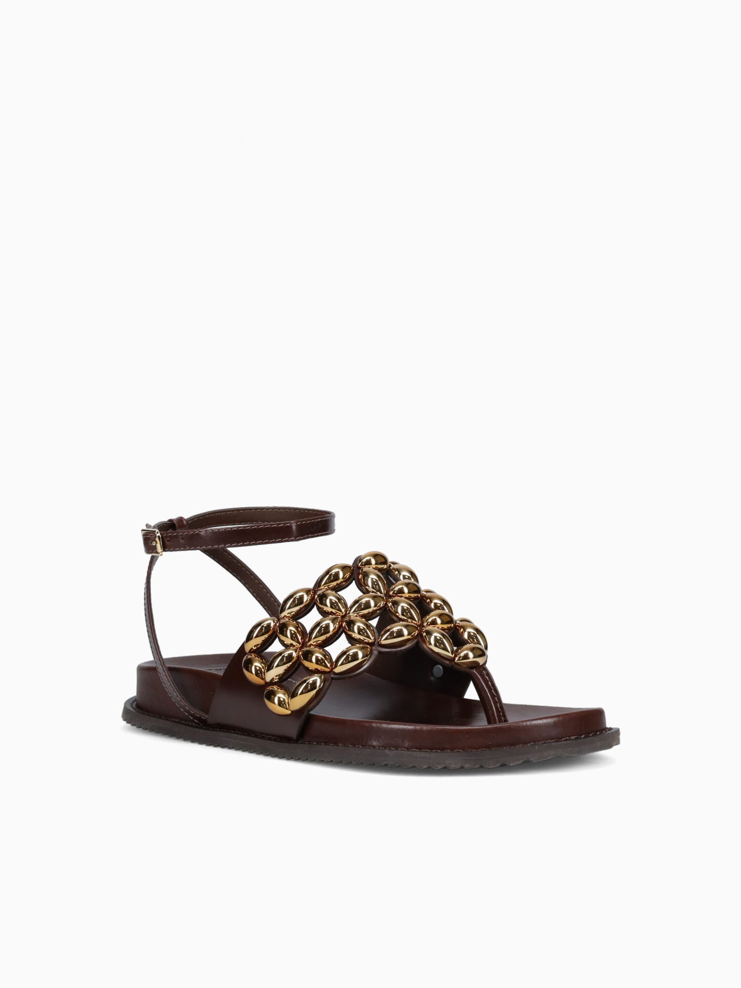 Kalea Cacau Bronze bulgari leather Brown / 5 / M