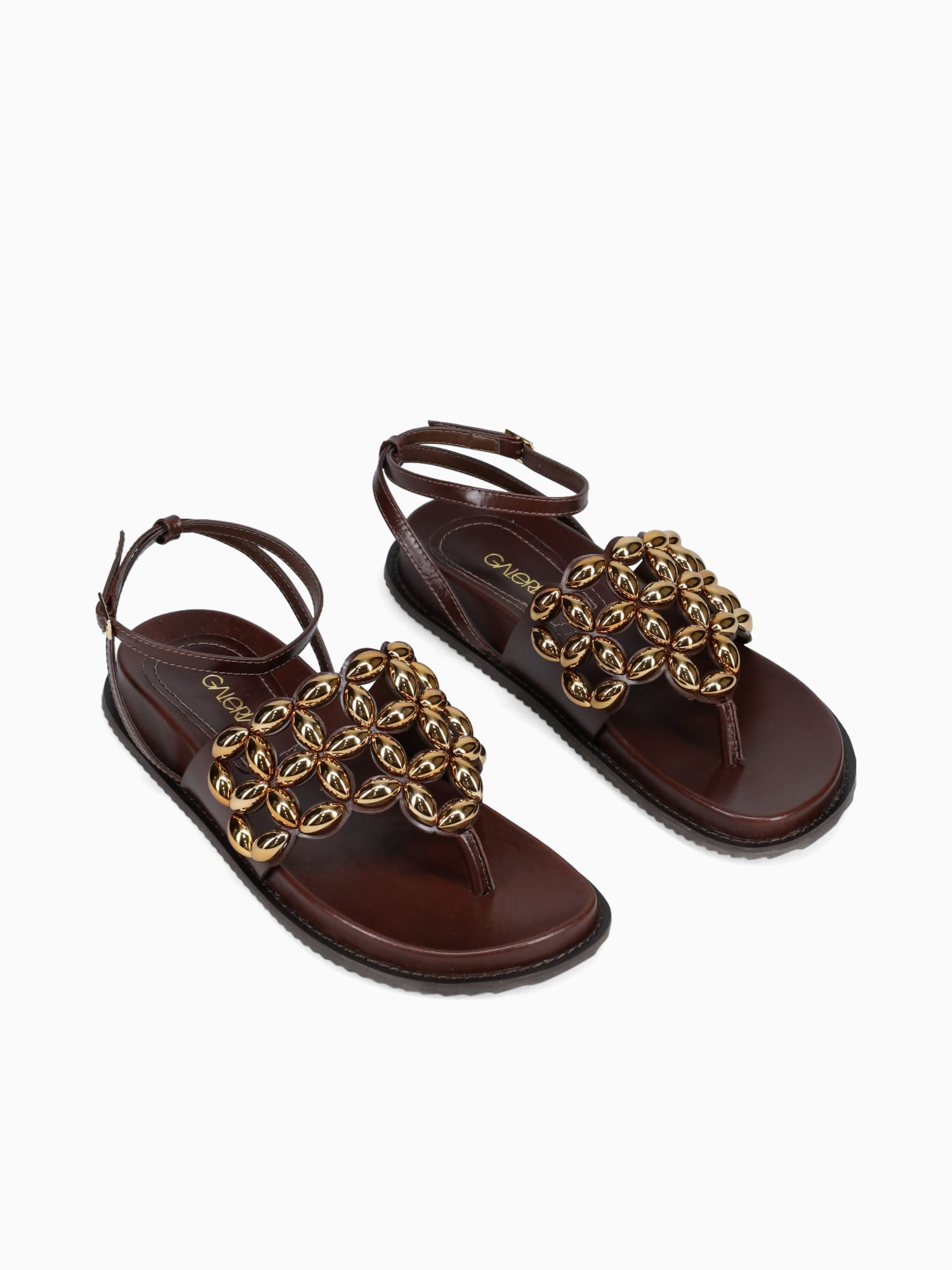 Kalea Cacau Bronze bulgari leather Brown / 5 / M