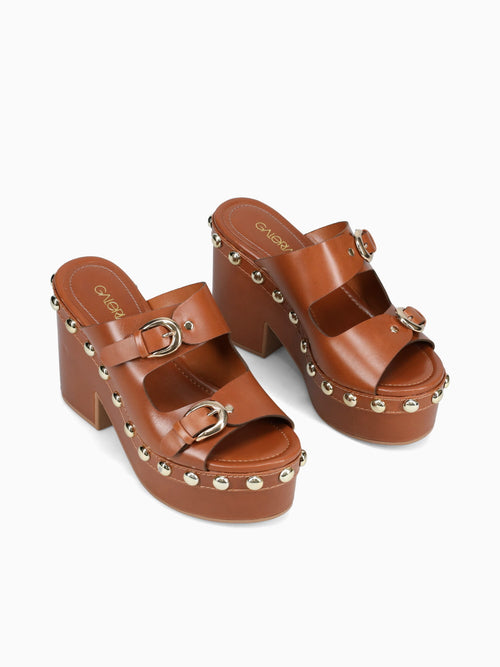 Lilo Conhaque Ouro bulgari leather Cognac / 5 / M