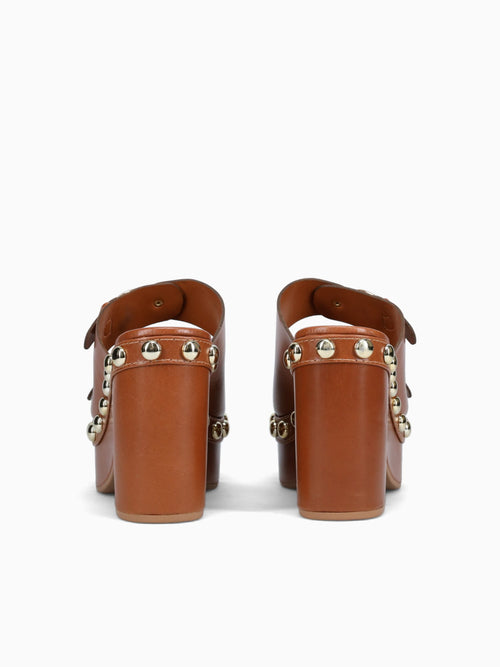 Lilo Conhaque Ouro bulgari leather Cognac / 5 / M