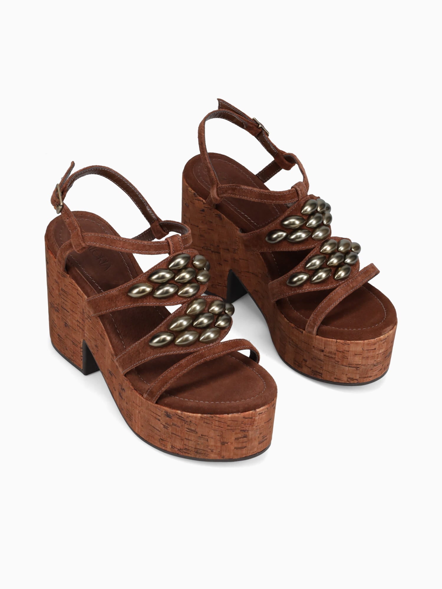Malie Cacau Bronze suede leather Brown / 5 / M