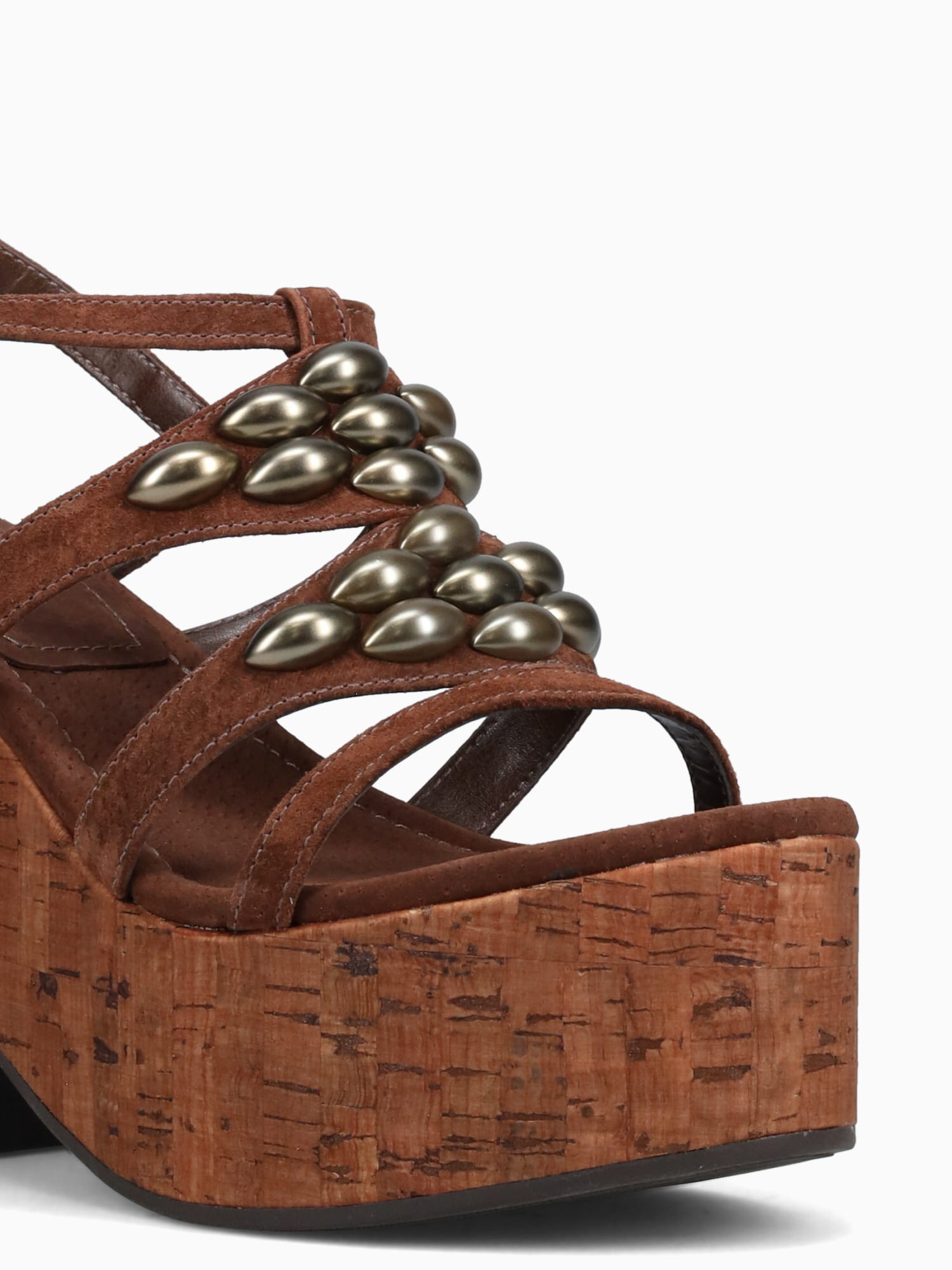 Malie Cacau Bronze suede leather Brown / 5 / M