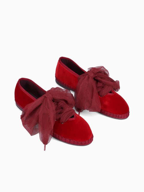 Ginevra Red Velvet Red / 36 / M